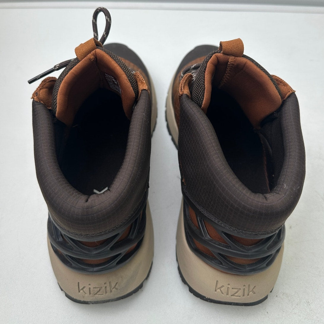 Kizik Wasatch Mid Caramel Cafe Slip-on Hiking Boots Men's 8.5 / Women's 10