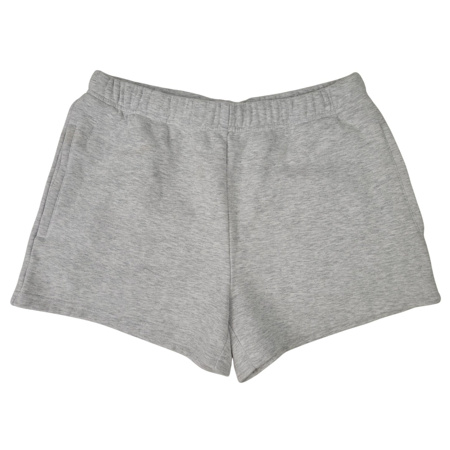 SKIMS Cotton Fleece Shorts Light Heather Grey Women's Sz M