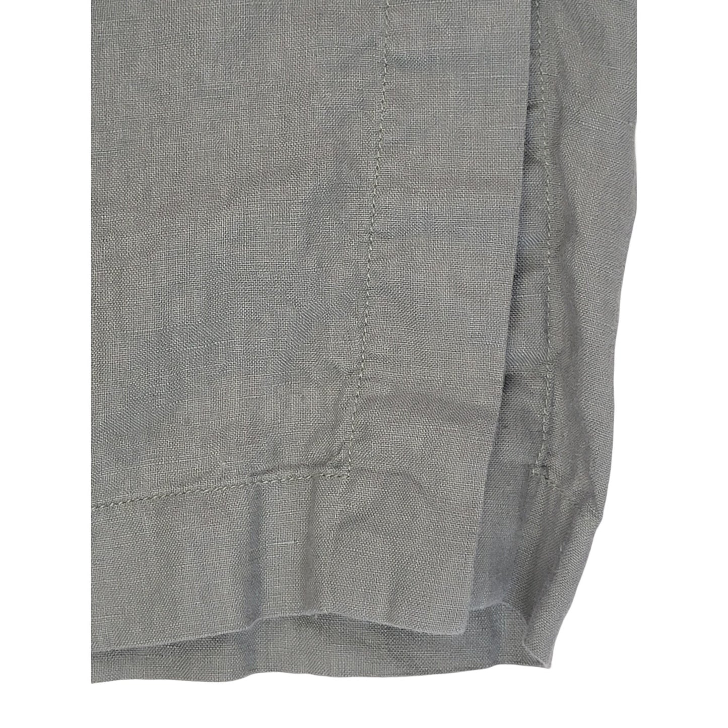 Athleta Sage Green 100% Linen Wide Leg Pants Women's Sz M