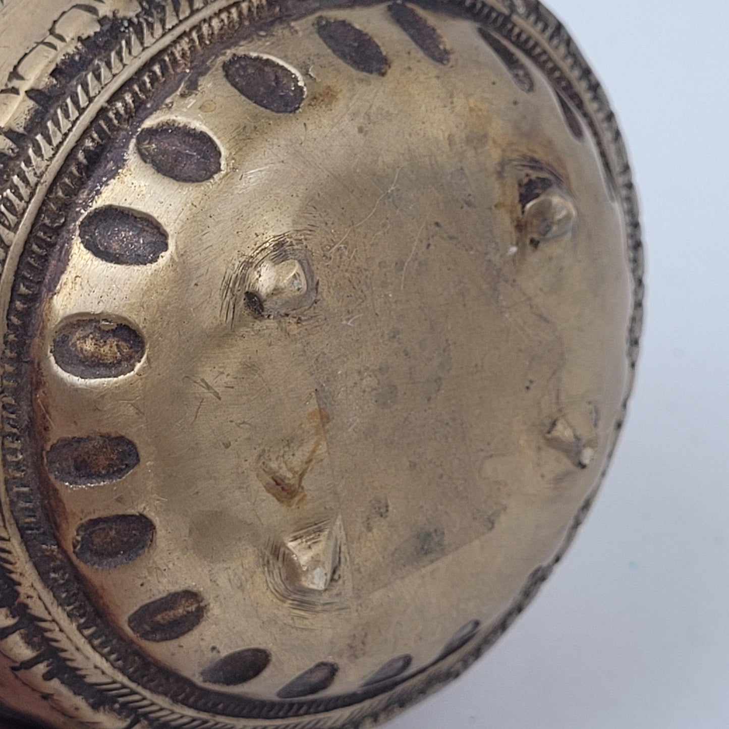 Vintage Heavy Cast Brass Incense Burner