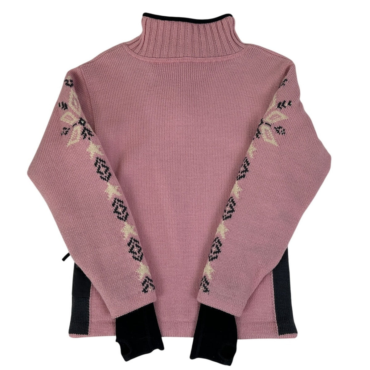 Dale of Norway Windstopper Pink Fair Isle Wool Sweater Women's Sz S