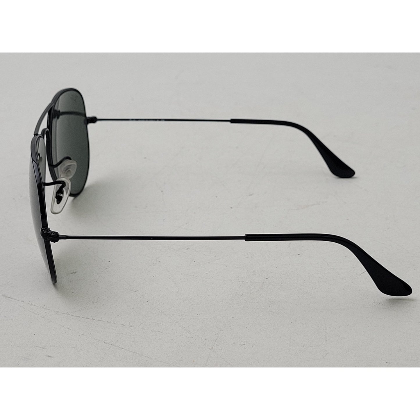 Ray-Ban RB 3025 Black Frames Green Lenses Sunglasses Made in Italy