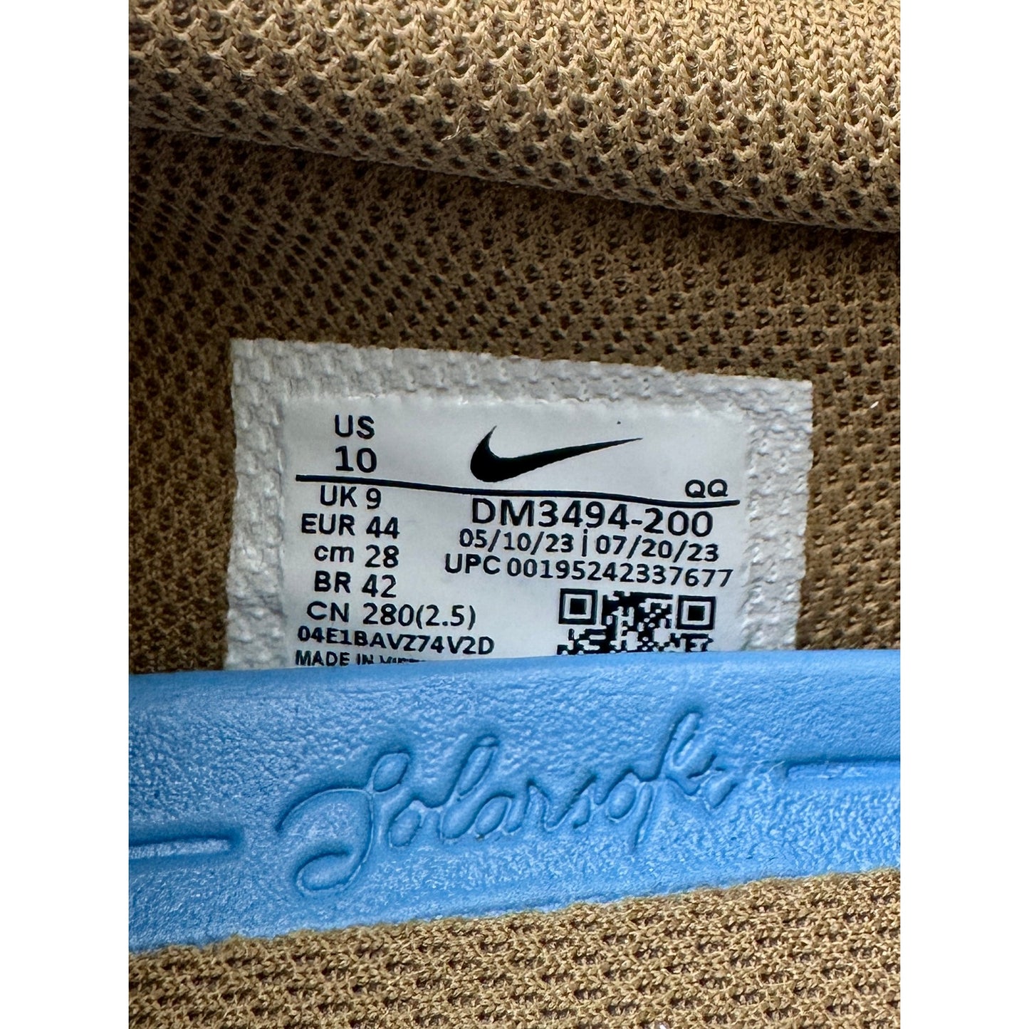 Nike SB Chron 2 Canvas Dark Driftwood Brown Sneakers Men's Sz 10