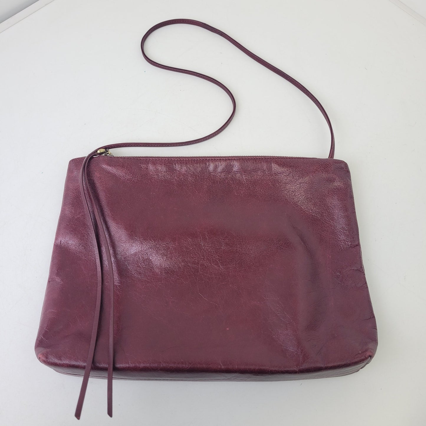 Hobo Brand Leather Medium Rectangular Purse Crossbody Shoulder Bag