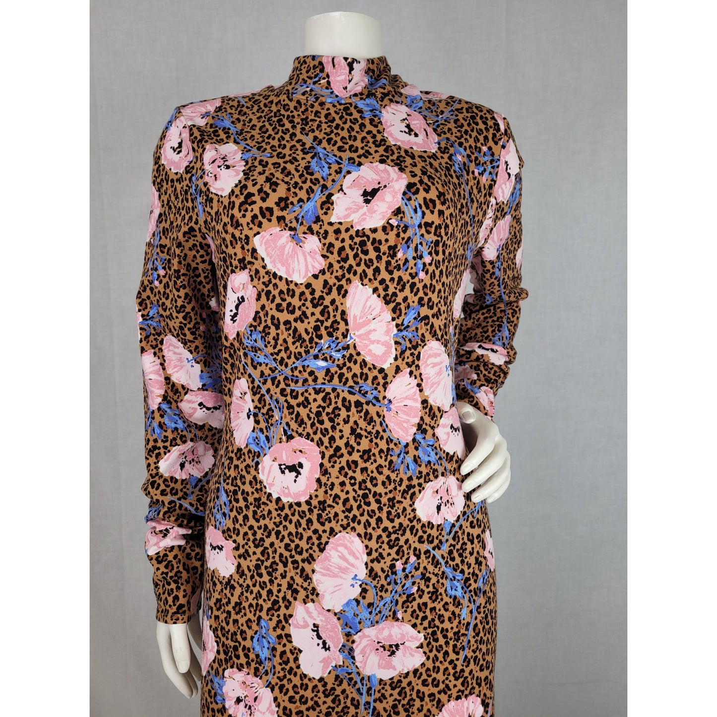 Free People Women's Retro Romance Midi Maxi Dress Camel Combo, Floral Print Sz S