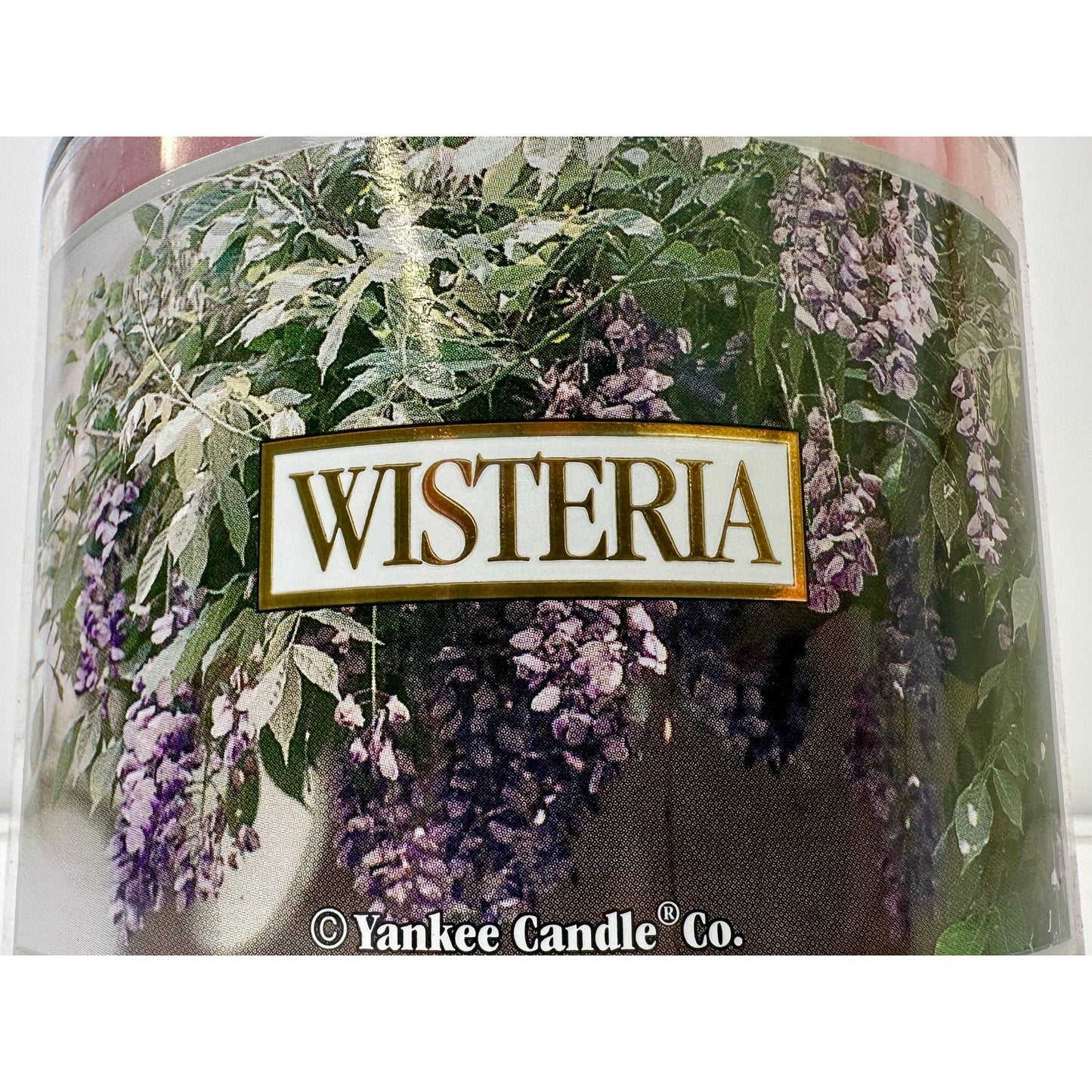 Retired Vintage Yankee Candle Wisteria Housewarmer Large 22oz Jar