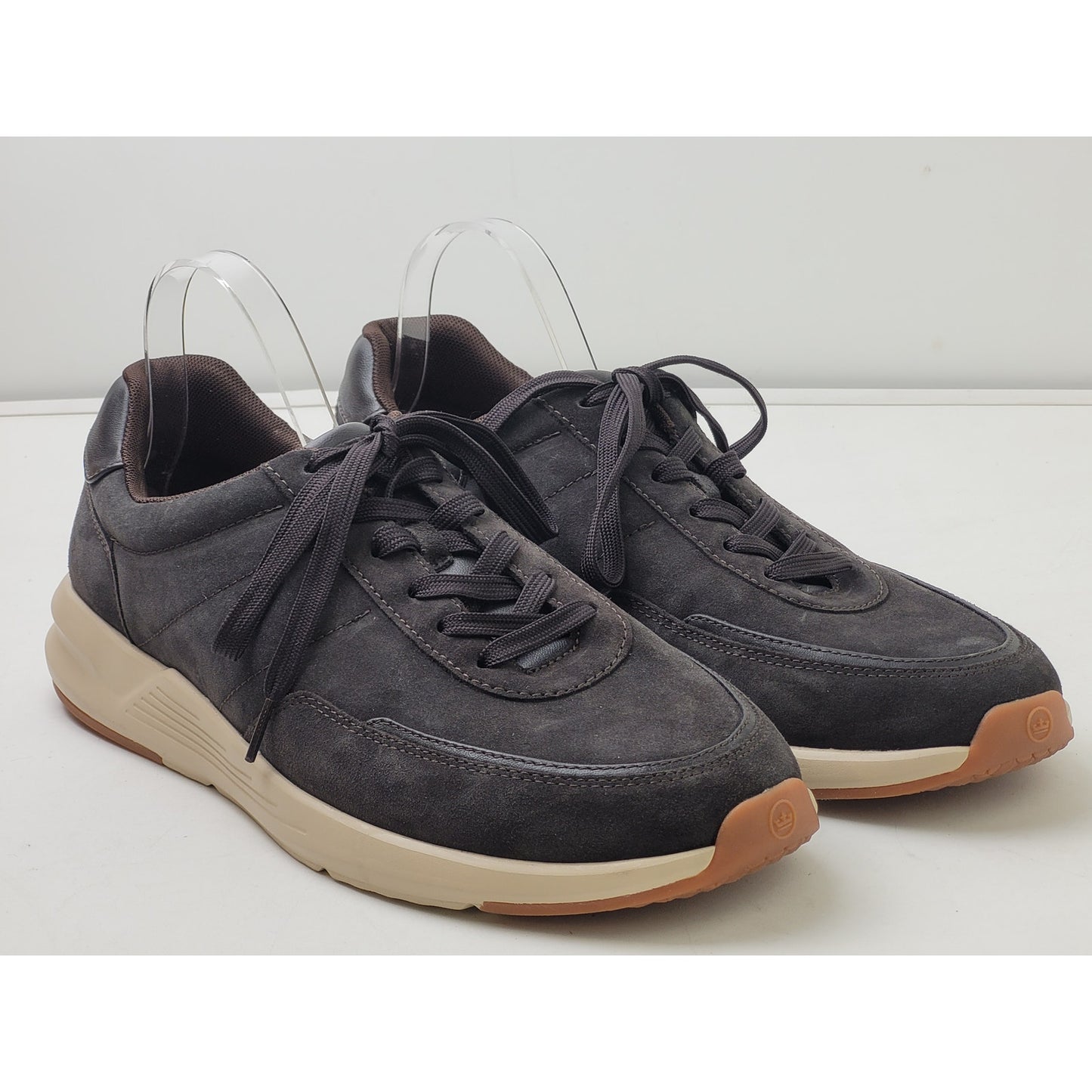 Peter Millar Brown Journeyman Suede Sneaker Comfort Shoes Men's Sz 13