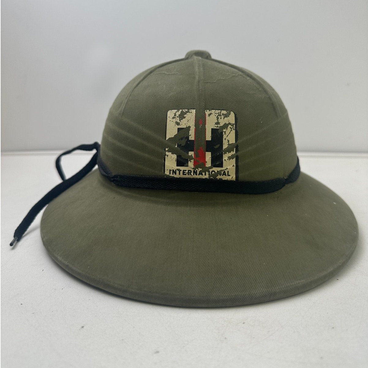 WWII Era Vintage Hawley Tropper Green Pith Helmet