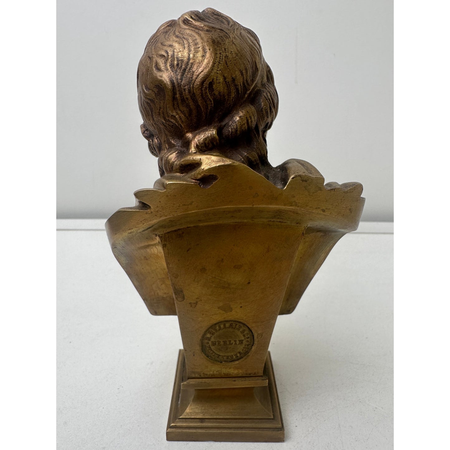 19th-Century Bronze Bust of Voltaire After Jean-Antoine Houdon by Bellair & Co Berlin
