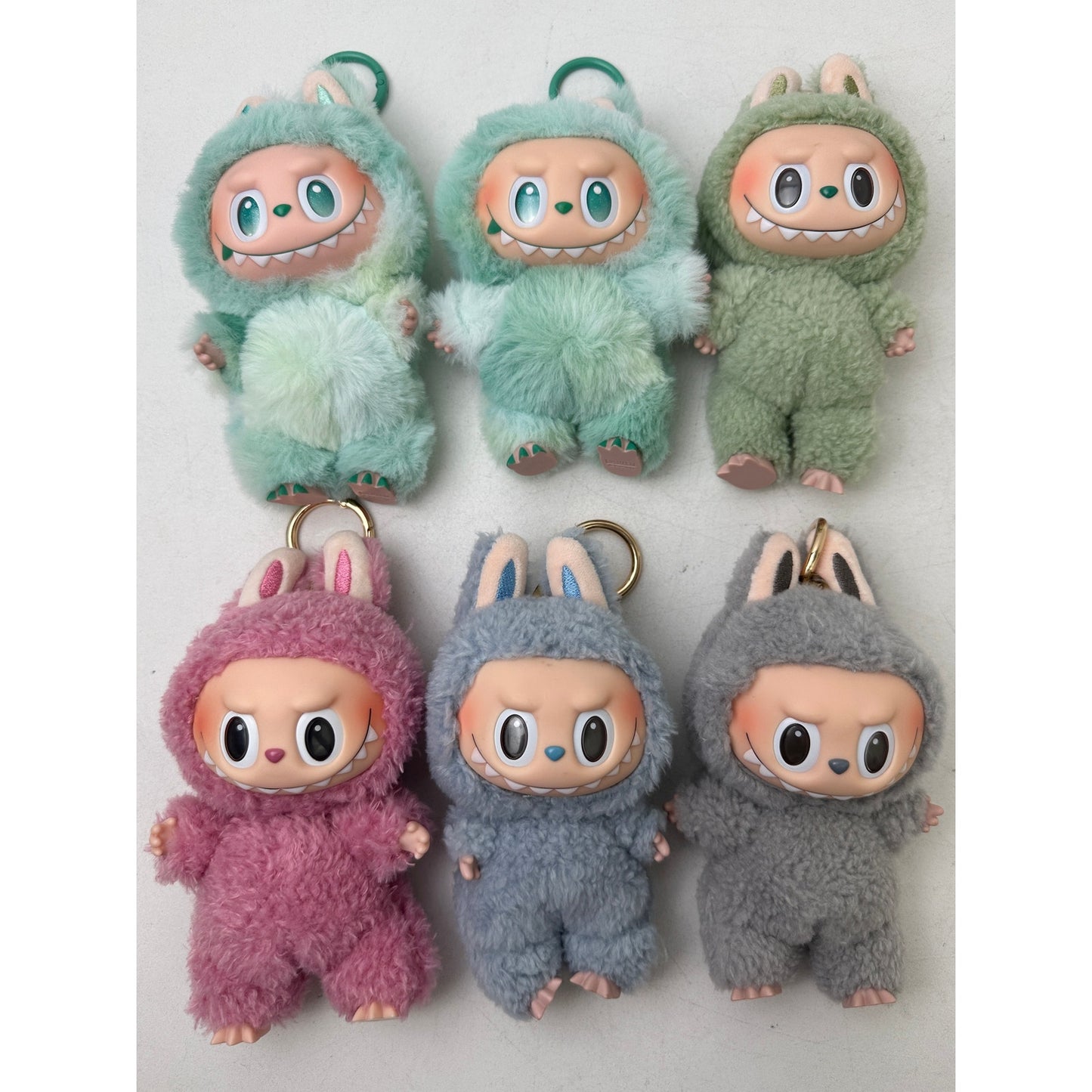 Pop Mart Labubu Vinyl Plush Pendants Bundle of 6