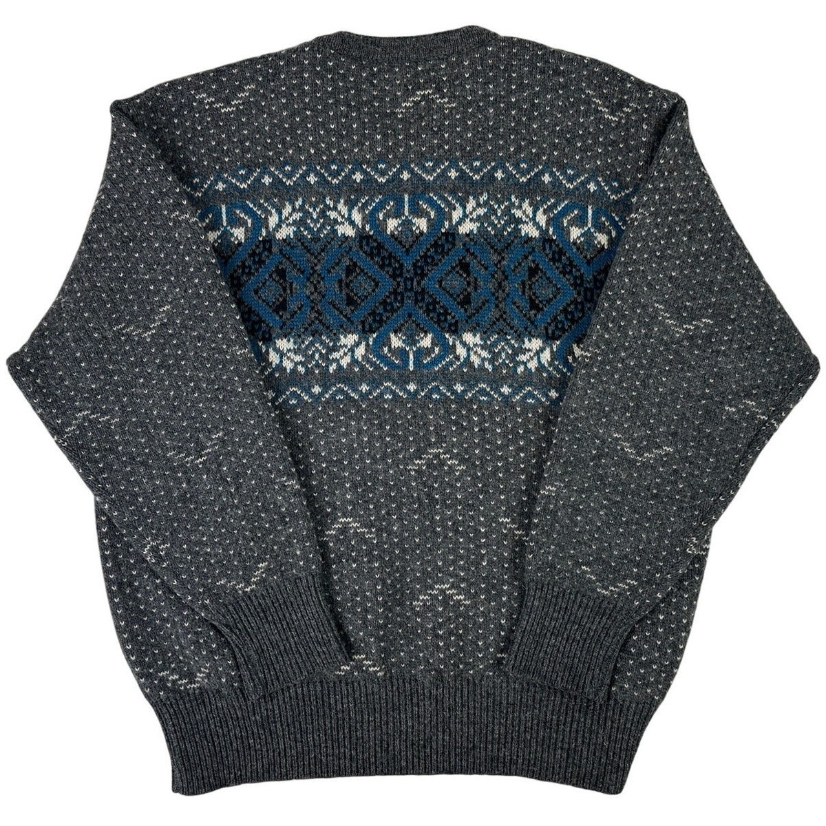 Vintage Geiger Austria LodenPlankl Wool Fair Isle Sweater Men's Sz 52 (L)