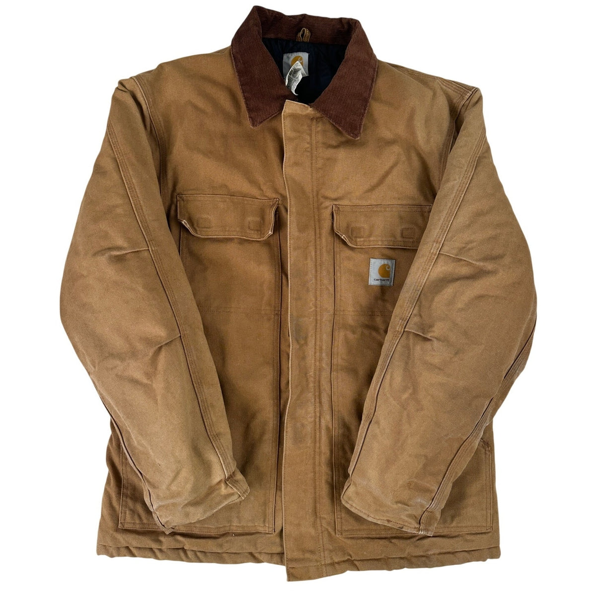 Carhartt C03 BRN Arctic Duck Traditional Coat Men's Sz Large