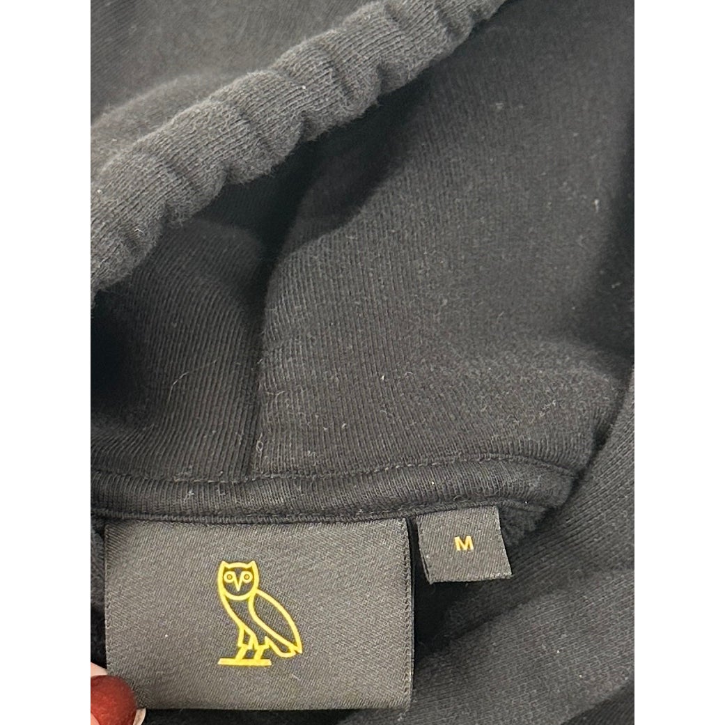 OVO Classic Black Owl Hoodie Men's Sz M