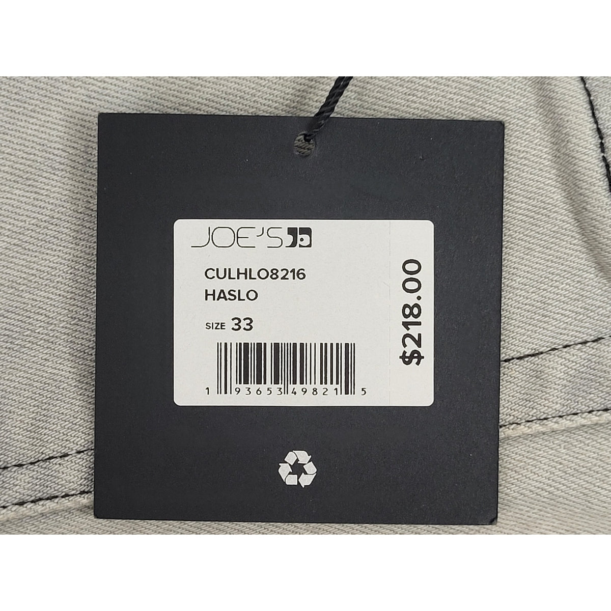 Joe's Jeans The Legend Skinny Fit Light Grey Denim Kinetic Soft Fabric Sz 33 NWT