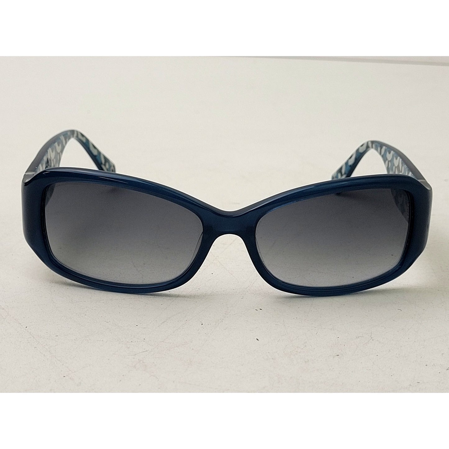 Y2K Coach S2009 Blue Logo Sunglasses w Case EUC