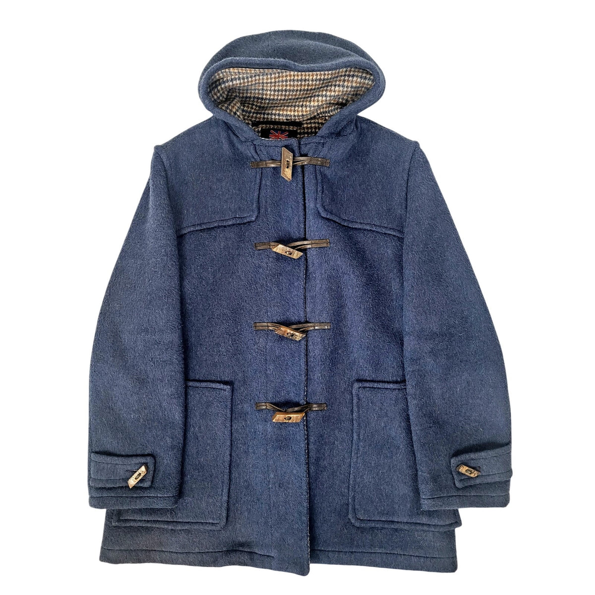 VTG 1970s Melbourne Original English Duffle Coat Wool Blend Toggle Closure Sz L