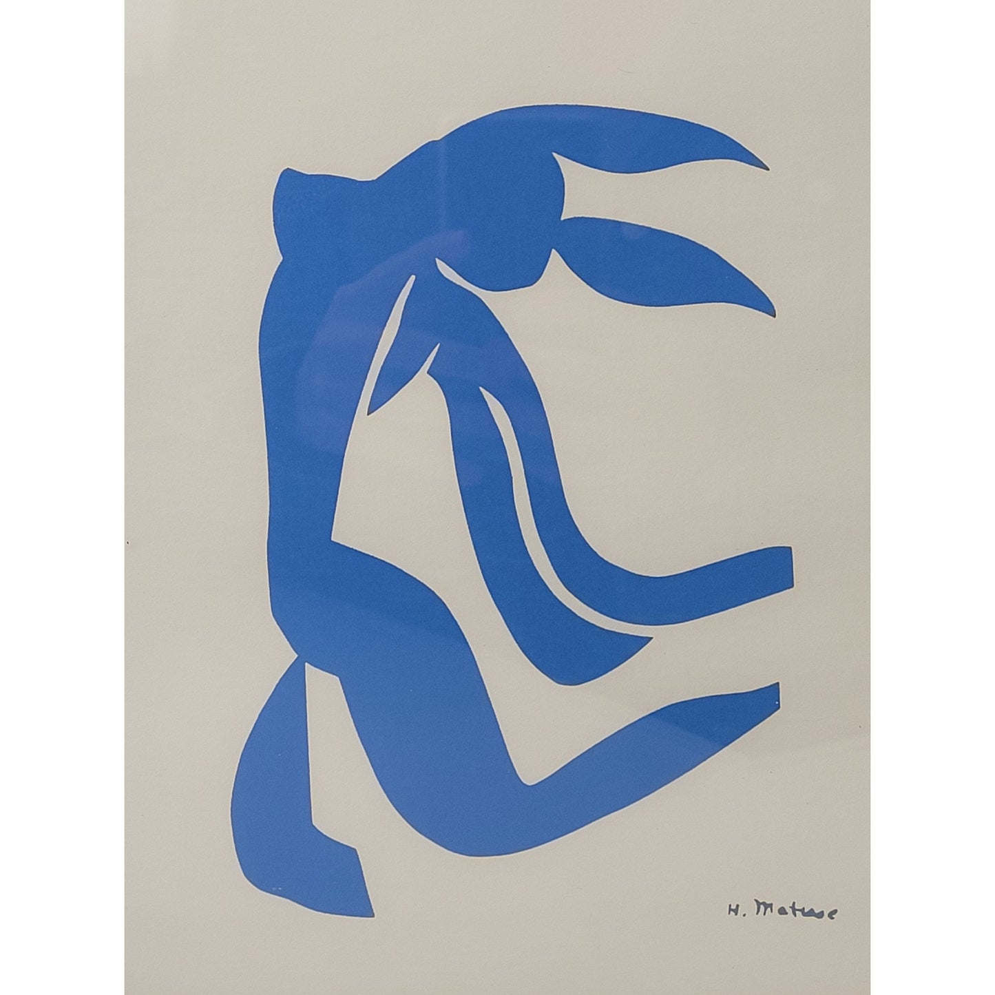 Silkscreen Reproduction of Henri Matisse "NUDE" Print