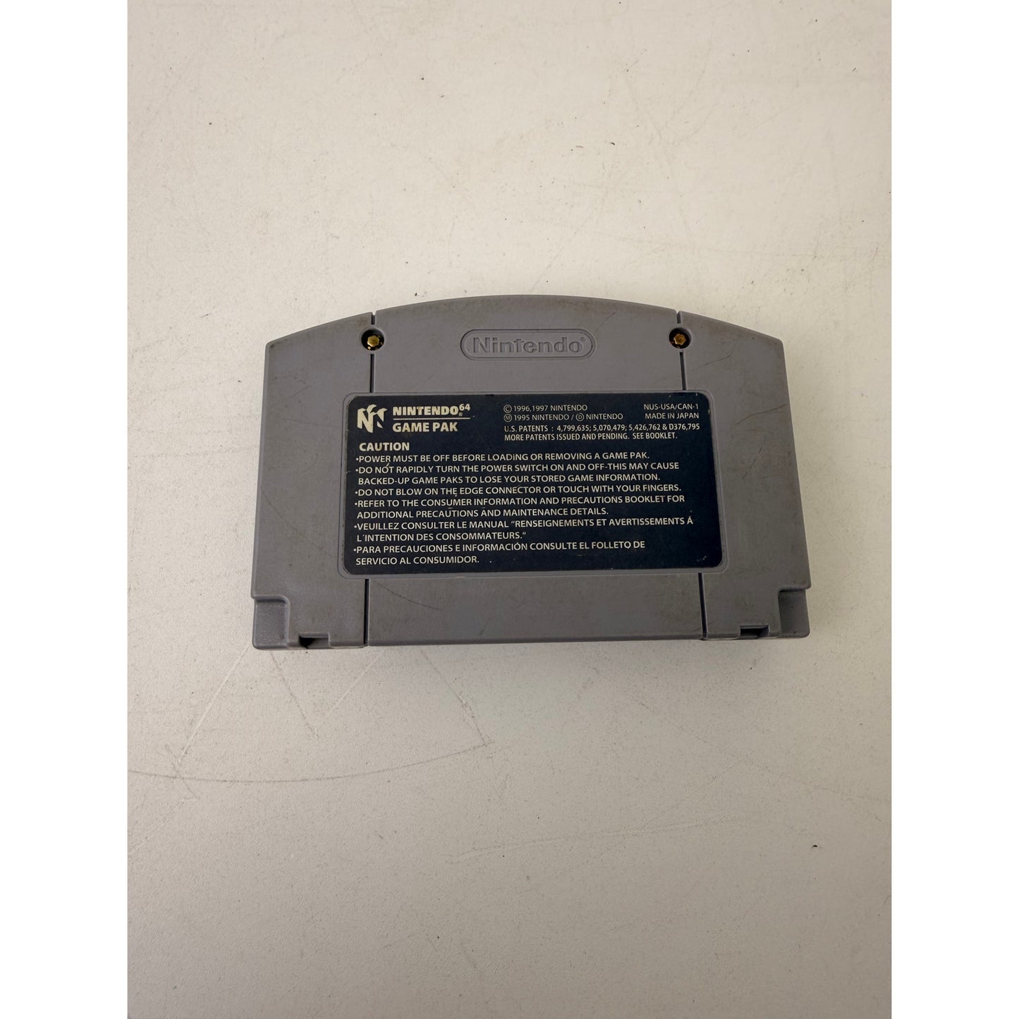 Mario Tennis N64 Game
