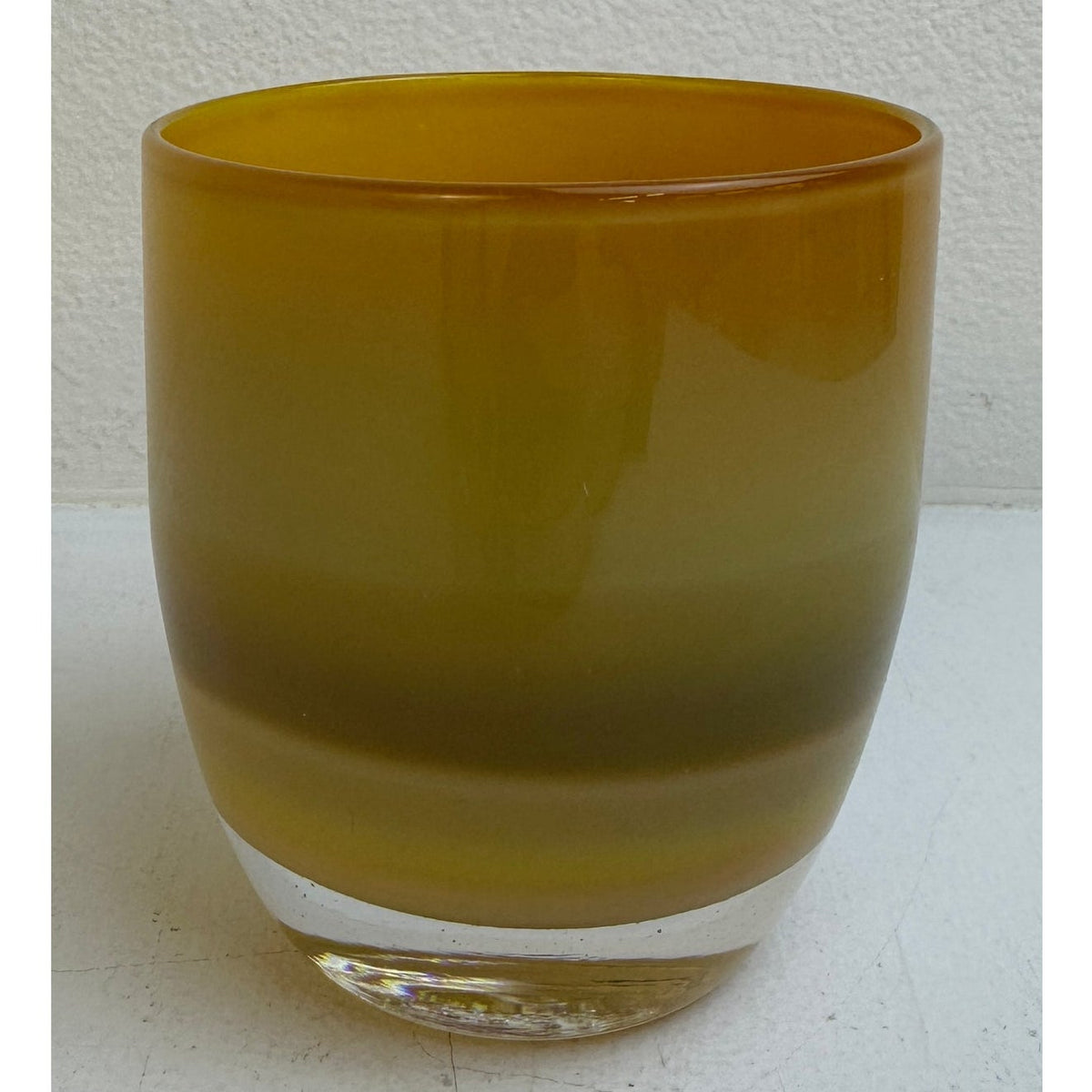 glassybaby Awesome Ain't Easy Hand-Blown Glass Candle Holder w/ Triskelion