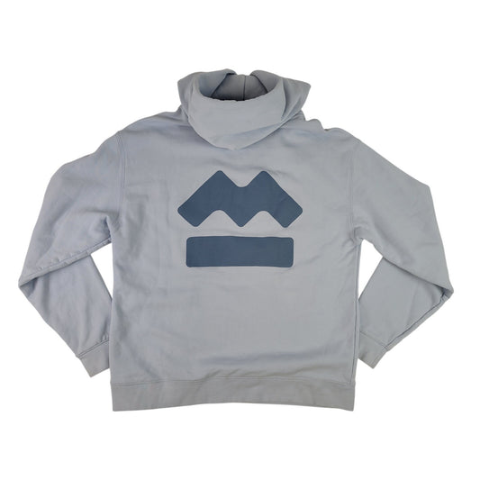 Beringia Light Blue Hoodie Sweatshirt Logo Design Men's Sz L