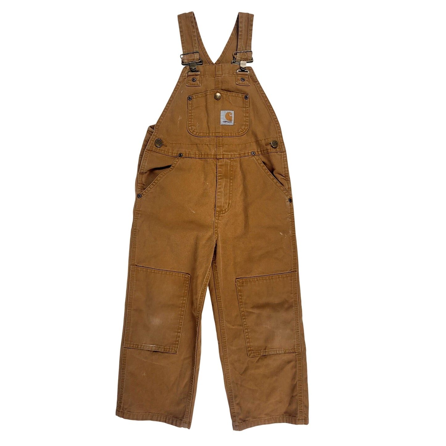 Carhartt Youth Washed Duck Bib Overalls Boys' Sz 5