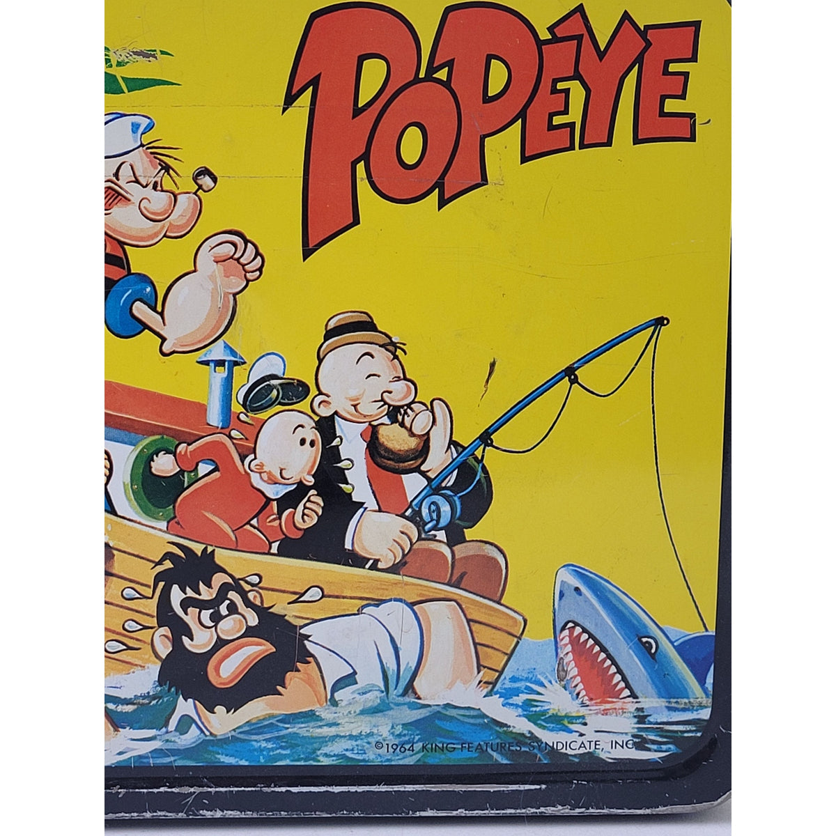 1964 Thermos/King-Seeley Popey Metal Lunch Box (Without Thermos)
