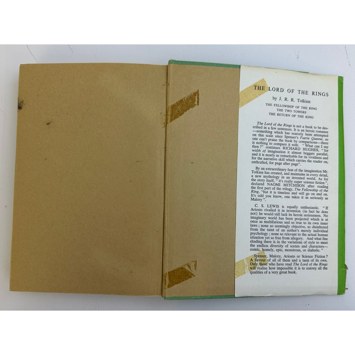 The Hobbit by J.R.R. Tolkien 1966 Houghton Mifflin Twenty-Eighth Printing