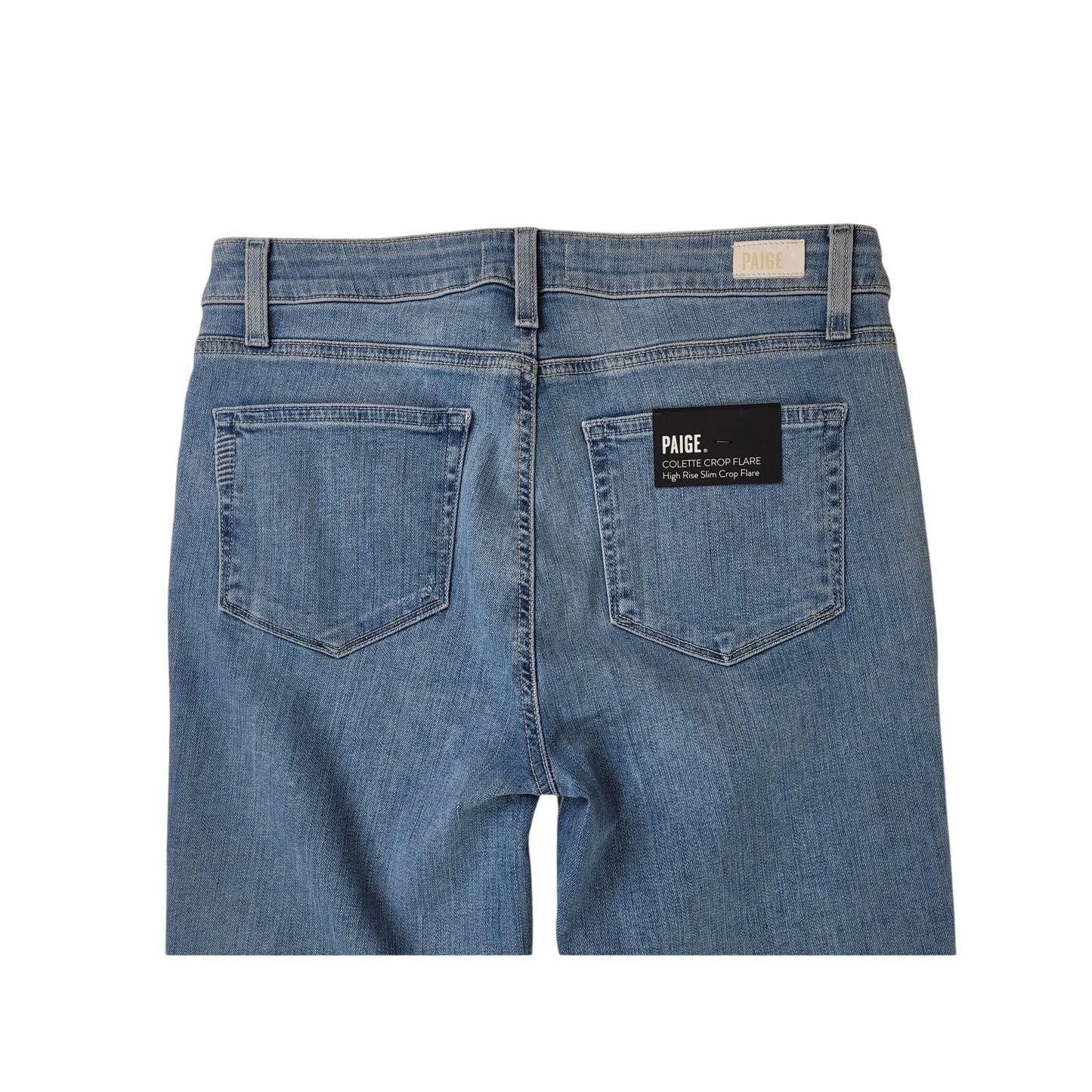 Paige Colette Crop Flare Jukebox Distressed Women's Sz 29 NWT