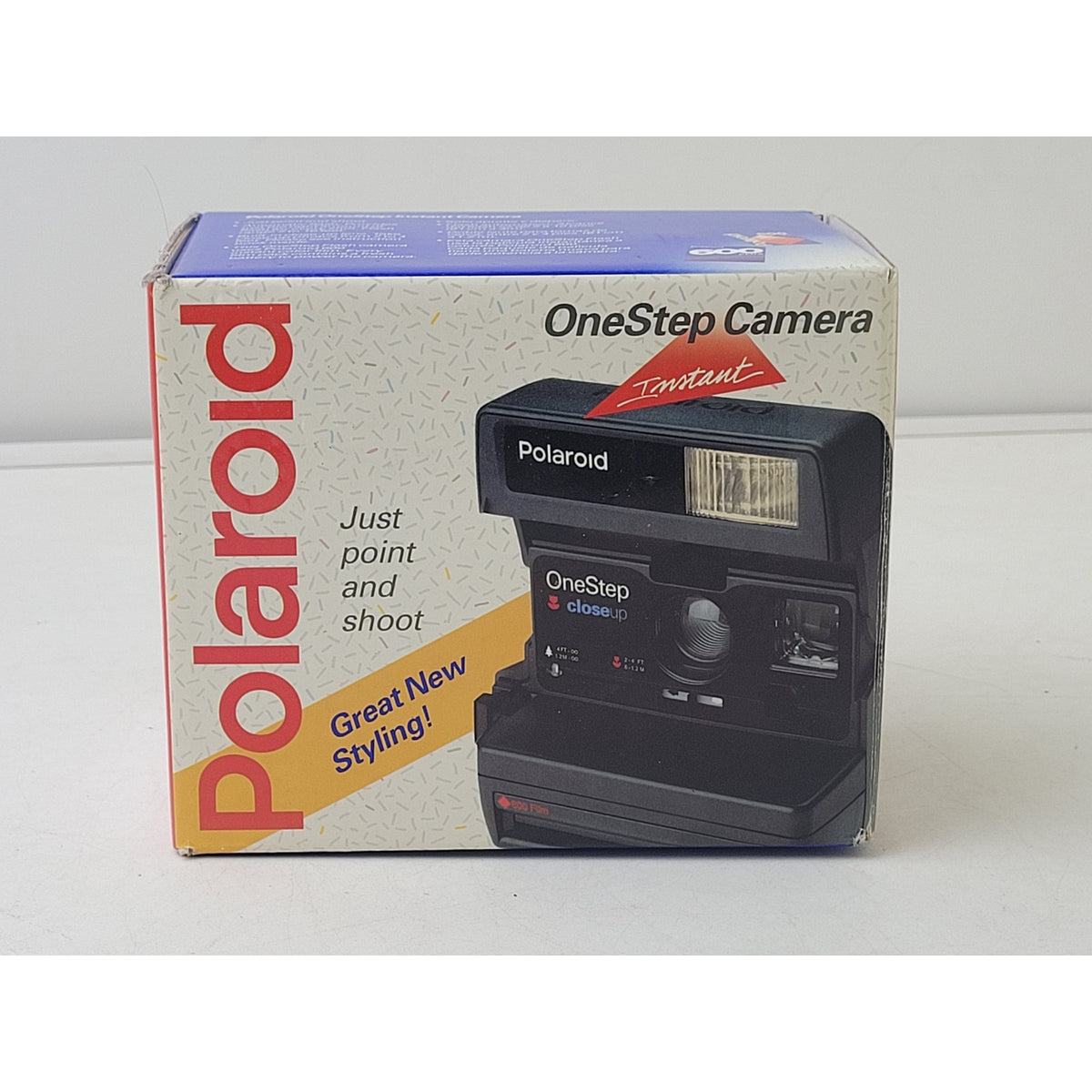 Vintage 1990s Polaroid 600 One Step Close-up Instant Film Camera | NIB