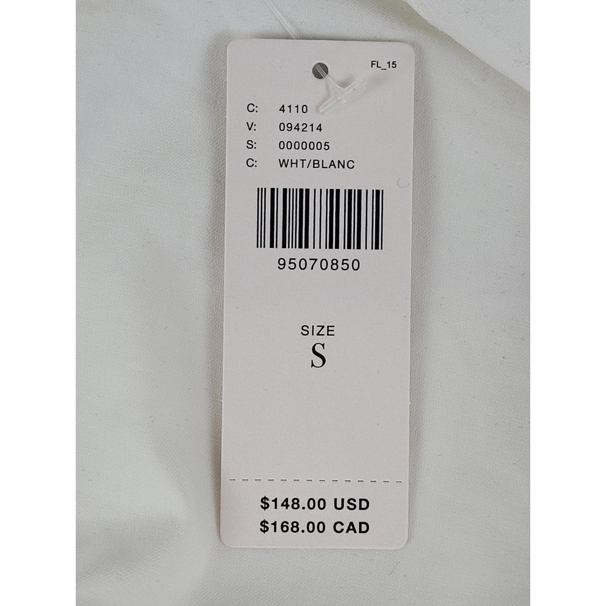 Anthropologie Exquise Tobie Fitted Waist Button Down White Shirt Sz S NWT