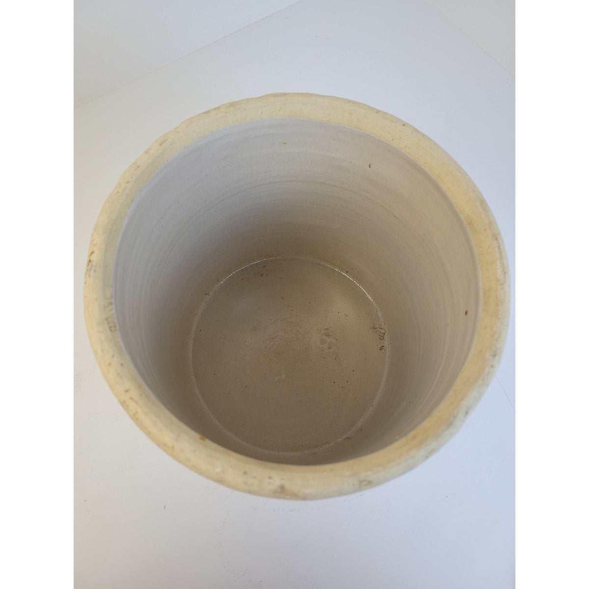 VTG Robinson Ransbottom Pottery Co. 2-Gallon Stoneware Crock w Lid Made in USA