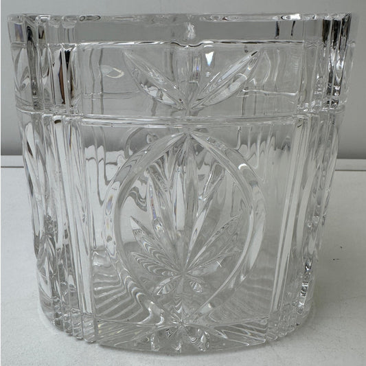 Vintage Waterford Crystal Overture Oval Vanity Jar