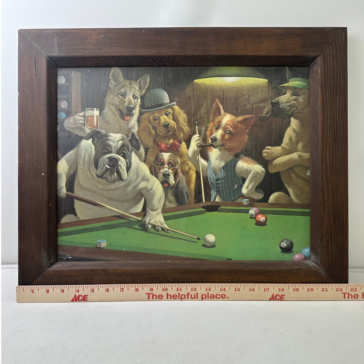 Arthur Sarnoff "The Hustler" Vintage Framed Art Print