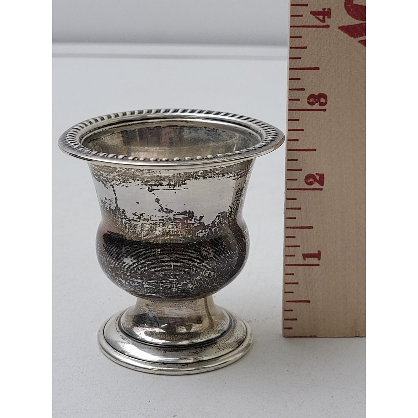 Vintage Sterling Silver Mini Vase Urn Toothpick Holder | 2 5/8" H | 32.10 grams