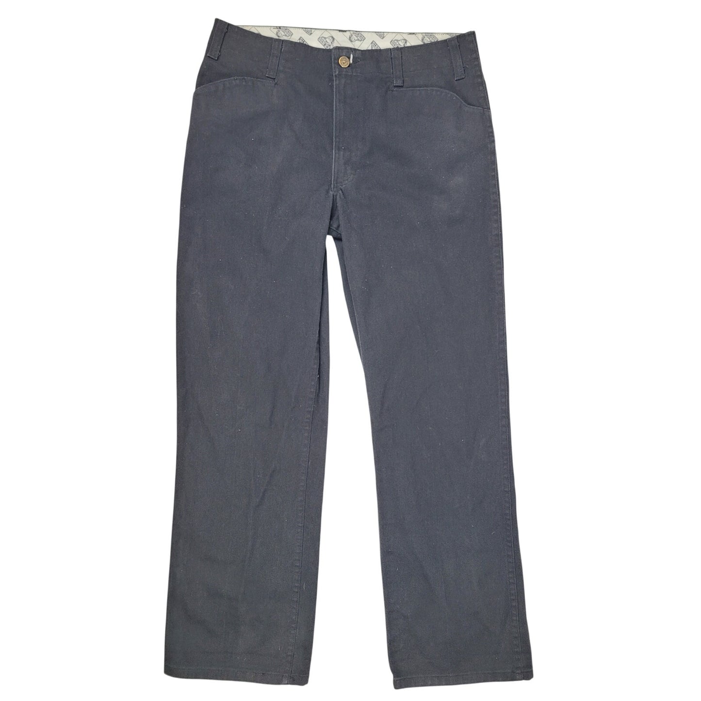 Ben Davis Original Ben's Work Pants Polyester/Cotton Blend Chino Men's Sz 34