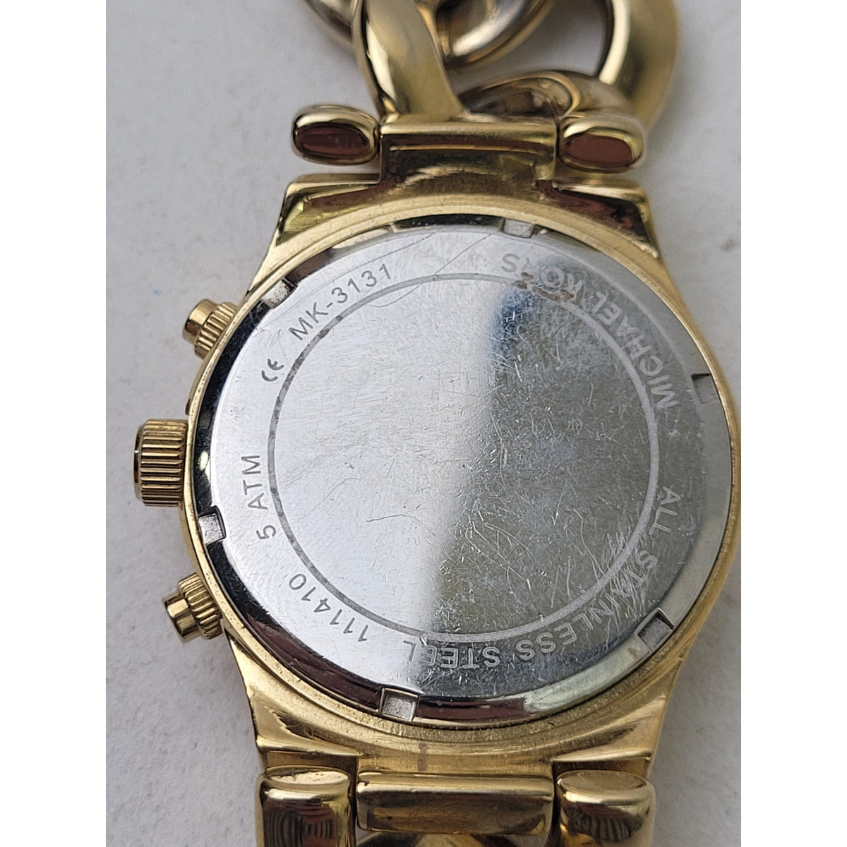 Michael Kors MK3131 Gold-tone Stainless Steel Chucky Chain Link Women's Watch