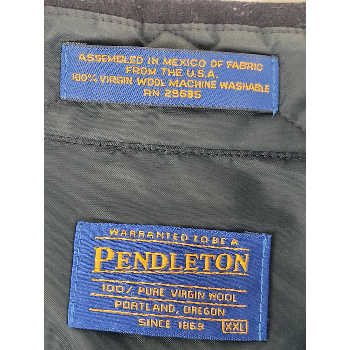 Vintage Pendleton Men's Elbow-Patch Trail Shirt 100% Wool Men's Sz XXL