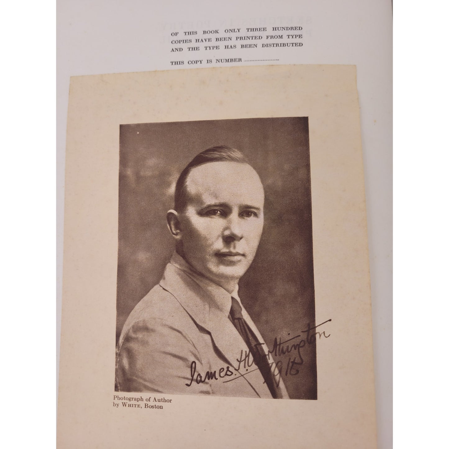 Sketches in Poetry Prose Paint and Pencil by James Worthington 1916 Signed