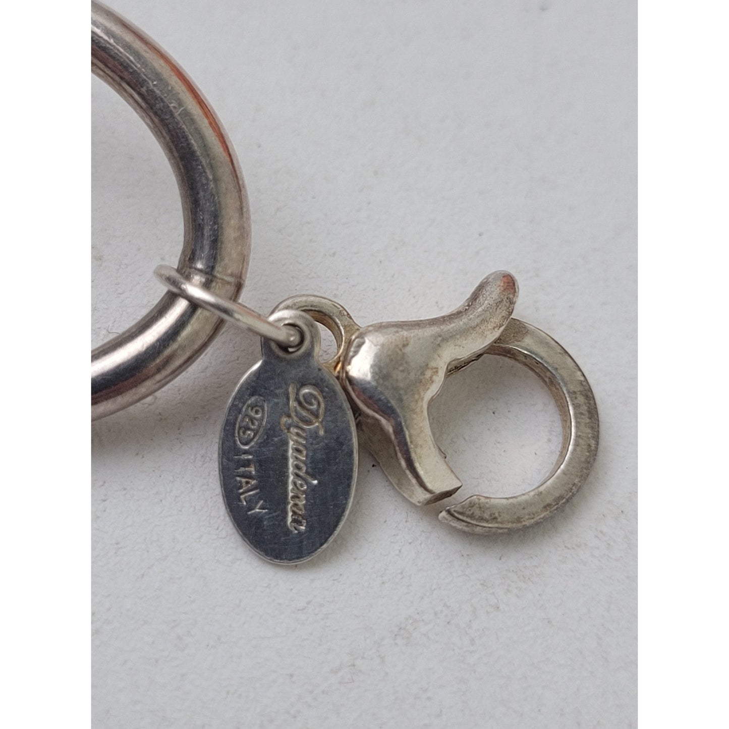 Dyadema Sterling Silver Large Chain Links Bracelet Made in Italy | 13.5 grams