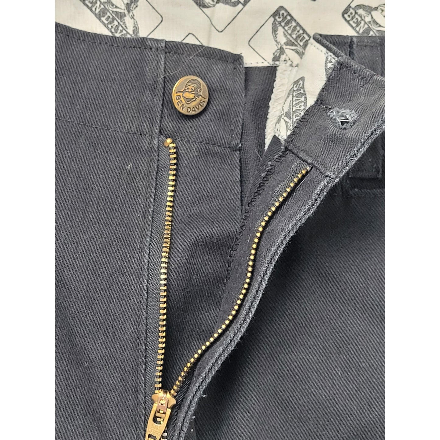 Ben Davis Original Ben's Work Pants Polyester/Cotton Blend Chino Men's Sz 34