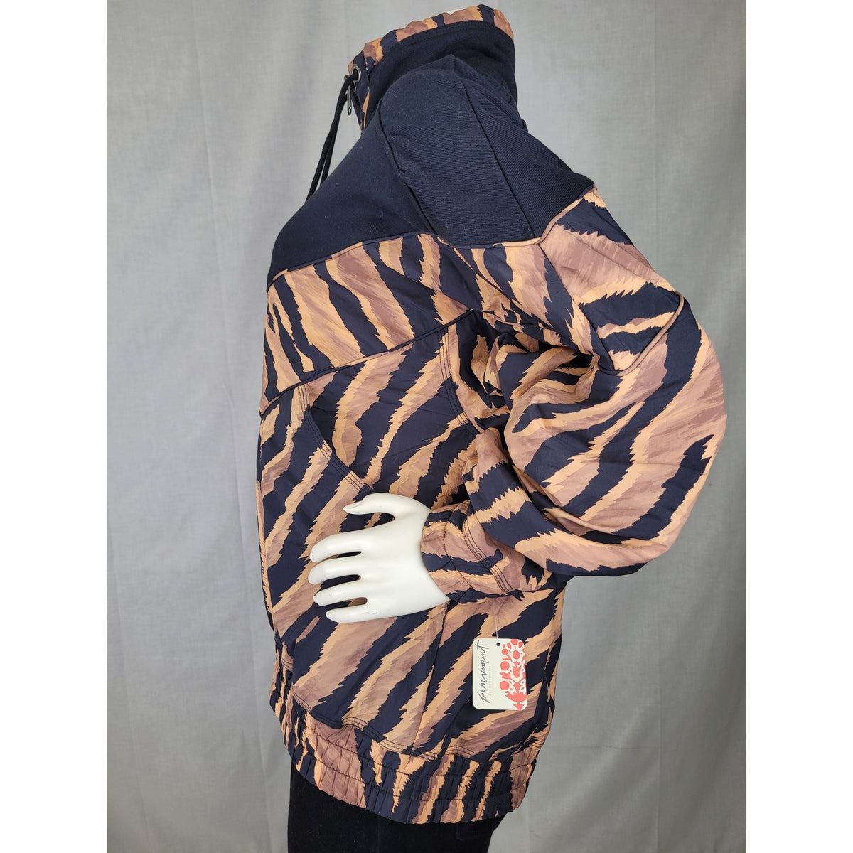 Free People Movement Walk the Line Pullover Tiger Stripe Sz XS NWT MSRP $198
