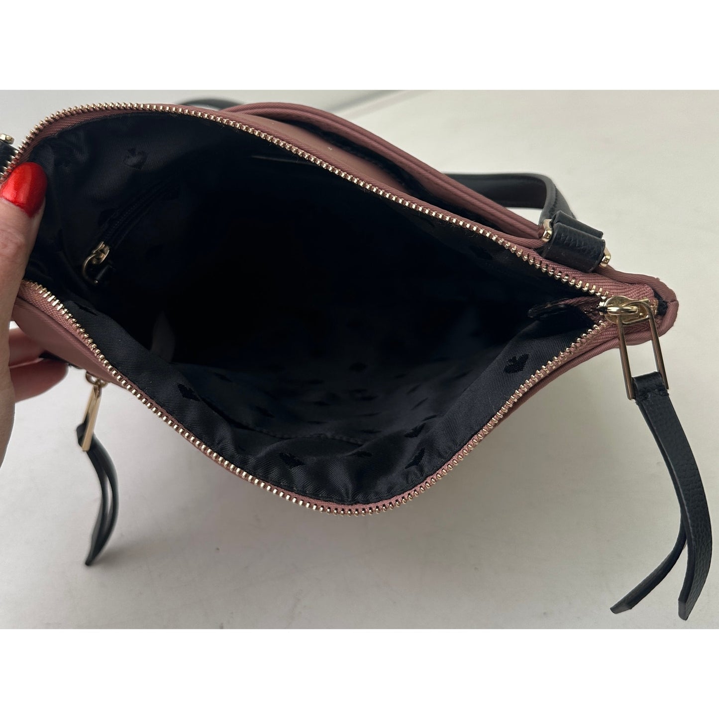 Kate Spade Dawn Nylon Flat Dusk Rose Crossbody Bag