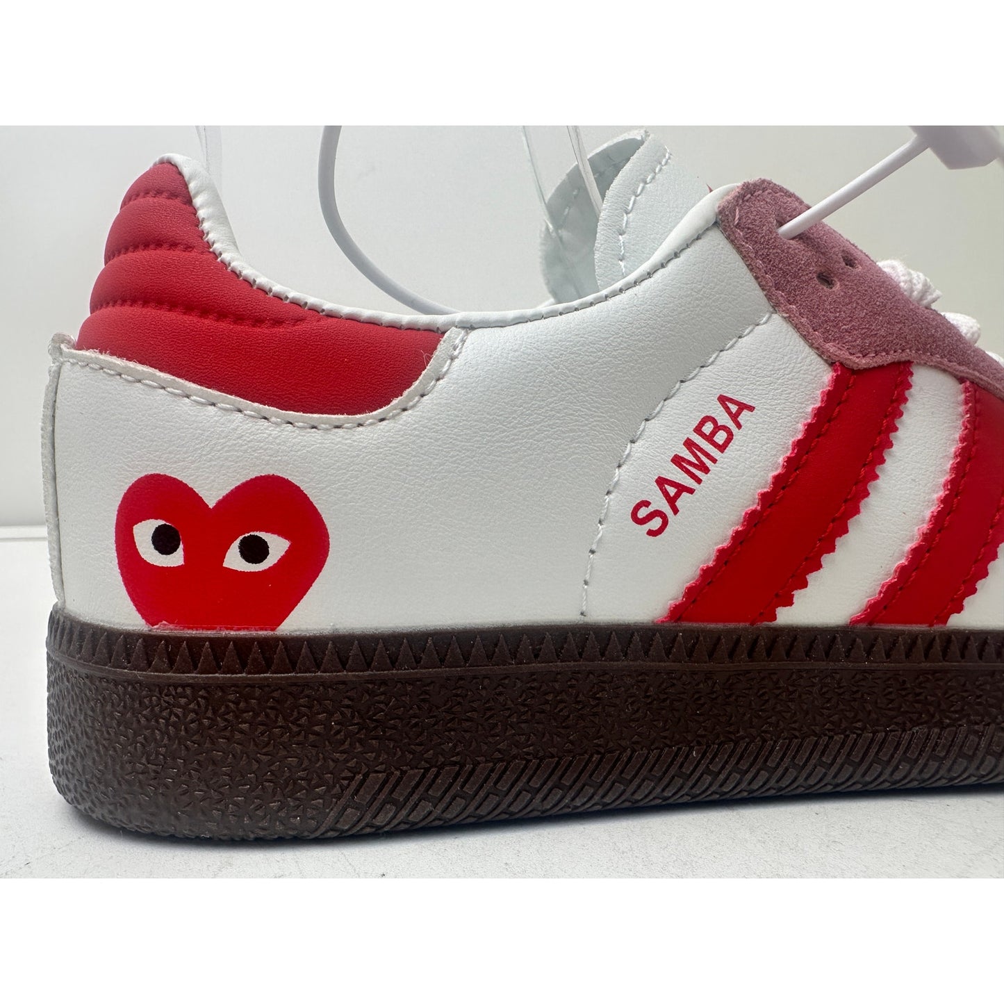 Adidas Samba x Comme des Garcons PLAY Valentines Hearts Sneakers Women's Sz 8