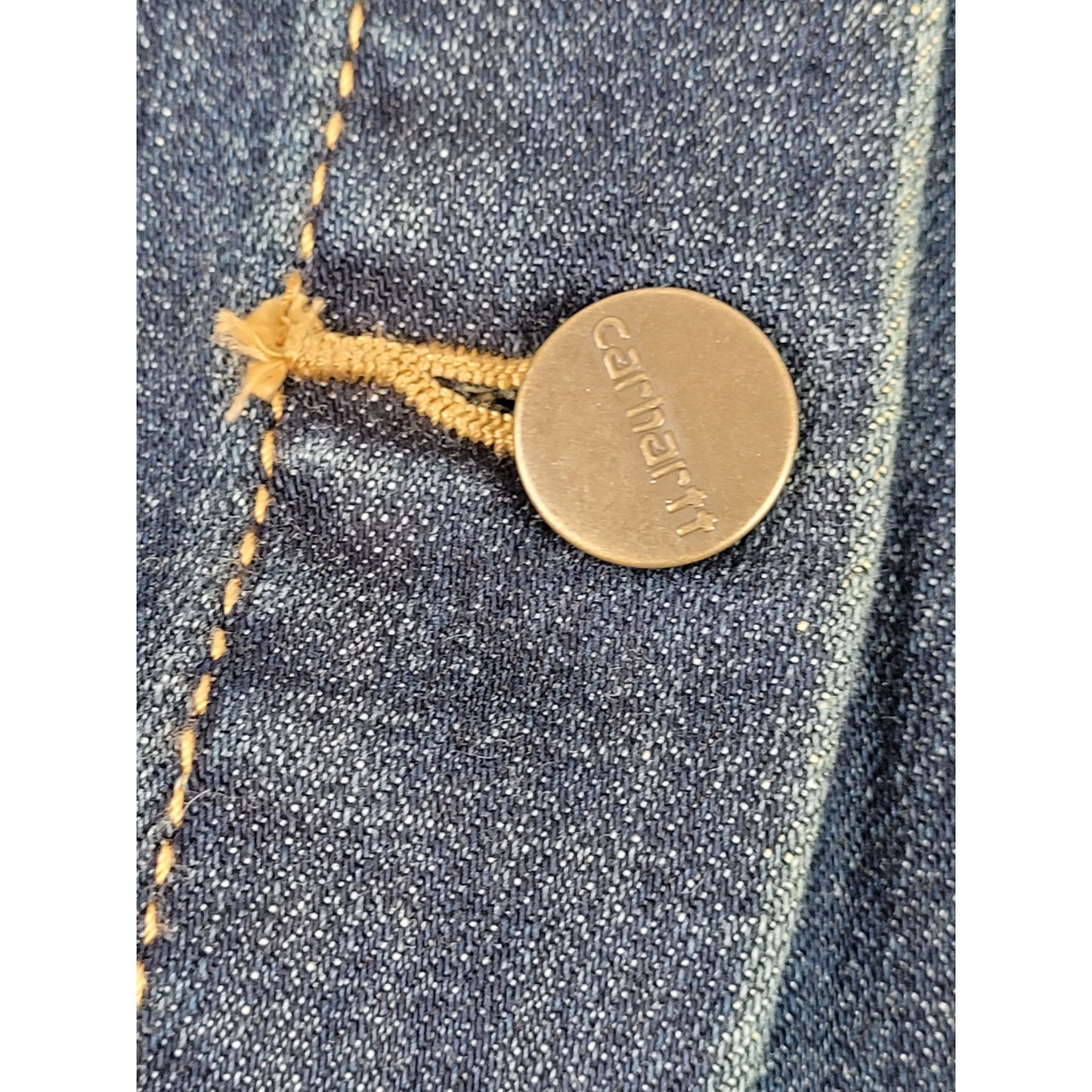 Carhartt Denim Trucker Jacket Dark Wash Women's Sz M