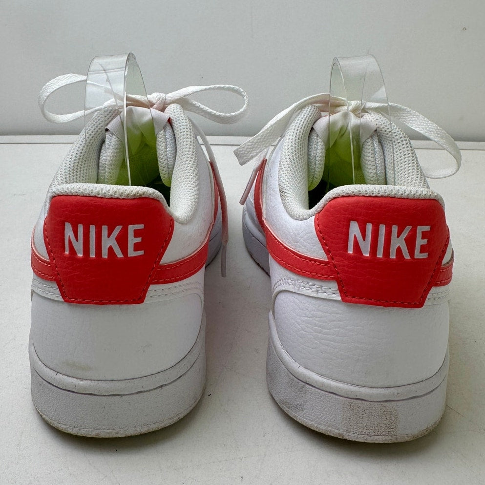 Nike Court Vision Low White / Sea Coral Sneakers Women's Sz 10.5