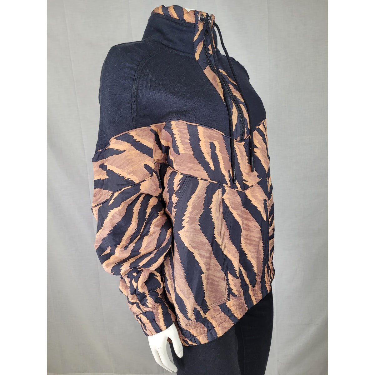 Free People Movement Walk the Line Pullover Tiger Stripe Sz XS NWT MSRP $198