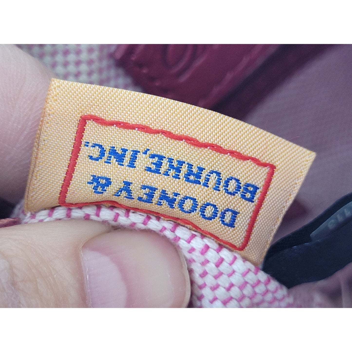 Dooney & Bourke Red Pebble Leather Crossbody Small Bag