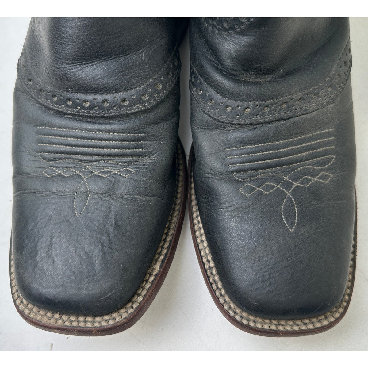 Cody James Sinatra Black Leather Western Boots Men's Sz 9