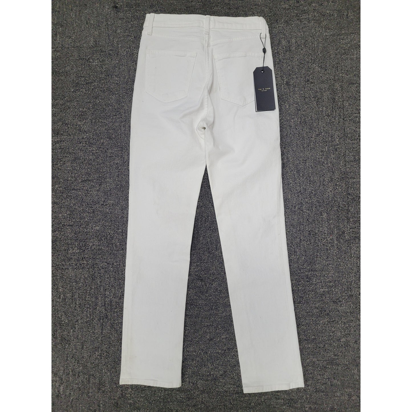 Rag & Bone White Cigarette Pants High Rise Women's Sz 25 NWT MSRP: $225