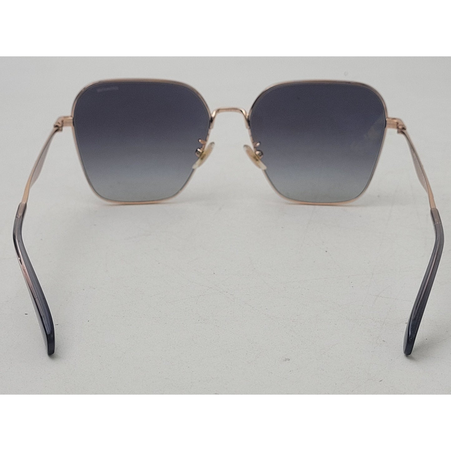 Coach HC7168 Shiny Rose Gold Geometric Sunglasses